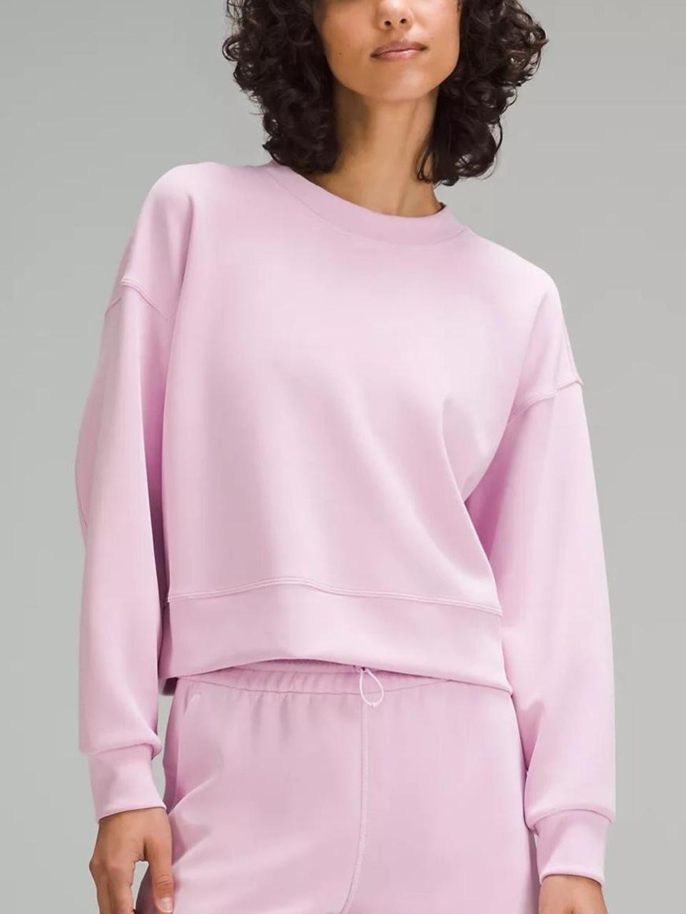 lululemon athletica Pink Crewneck Sweatshirt